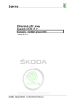 Skoda Superb 3 - dilenska prirucka 2015 - Karoserie_-_montázní_práce_vnitrní 